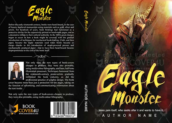 Horror-book-cover-design-Eagle Monster-front