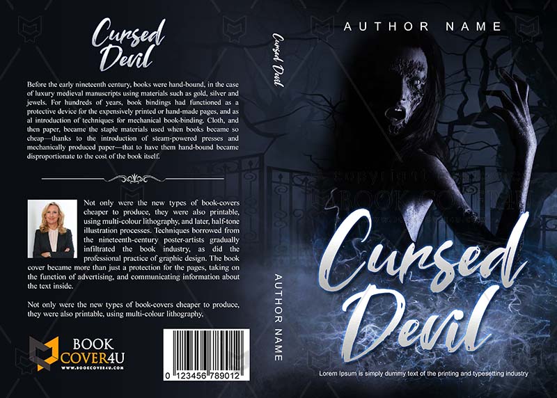Horror-book-cover-design-Cursed Devil-front