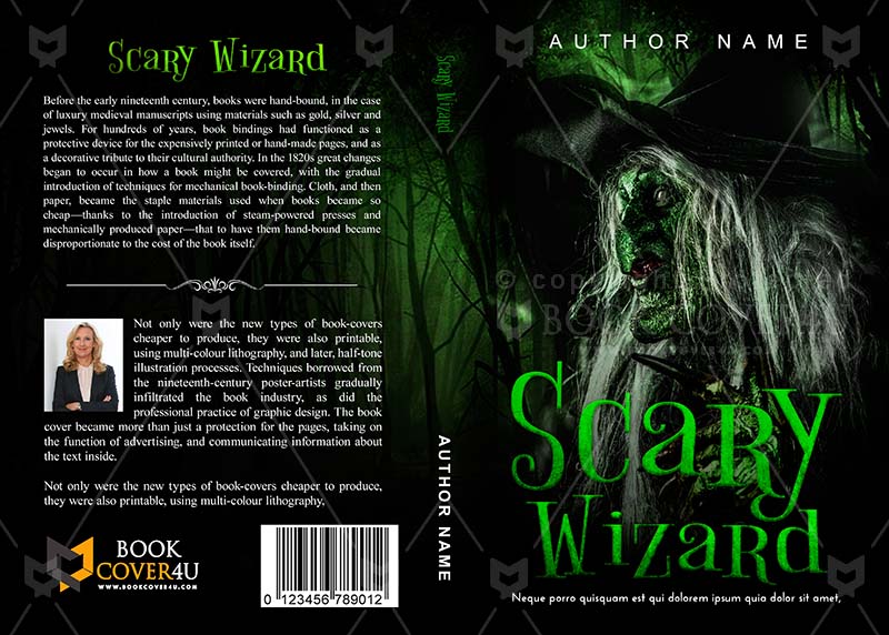 Horror-book-cover-design-Scary Wizard-front