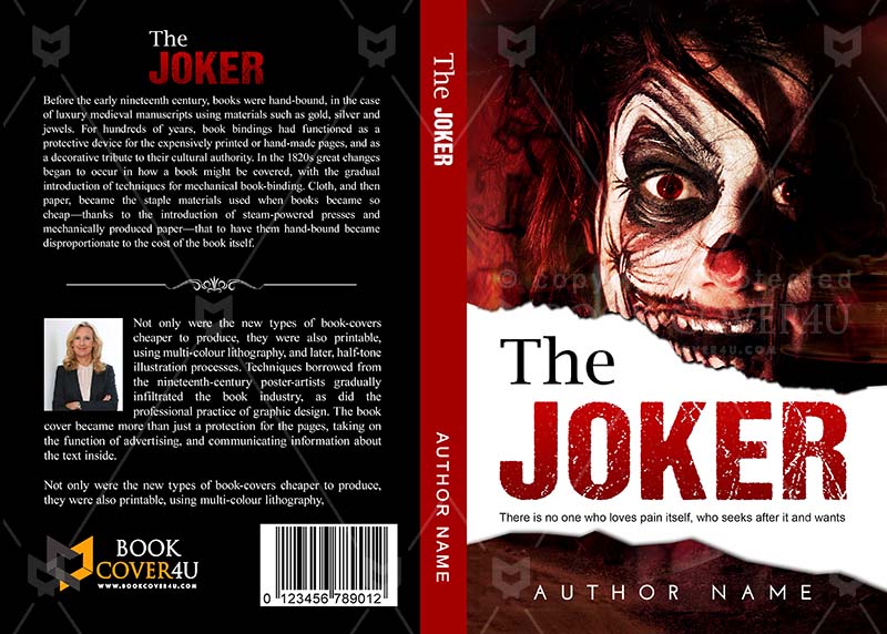 Horror-book-cover-design-The Joker-front