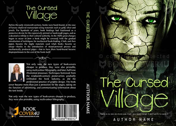 Horror-book-cover-design-The Cursed Village-front