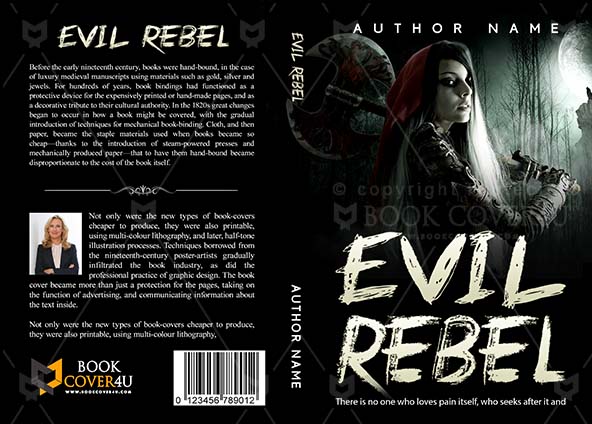 Horror-book-cover-design-Evil Rebel-front