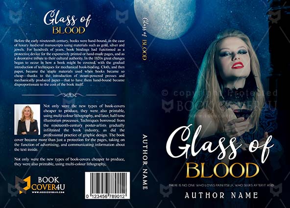 Horror-book-cover-design-Glass Of Blood-front