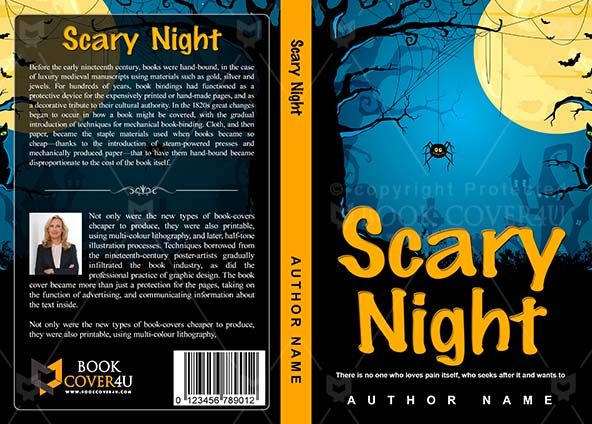 Horror-book-cover-design-Scary Night-front