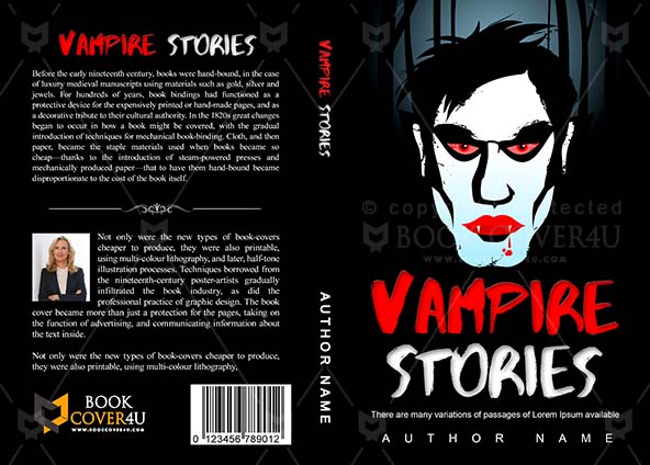 Horror-book-cover-design-Vampire Stories-front