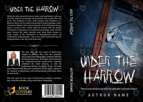 Horror-book-cover-design-Under The Harrow-front