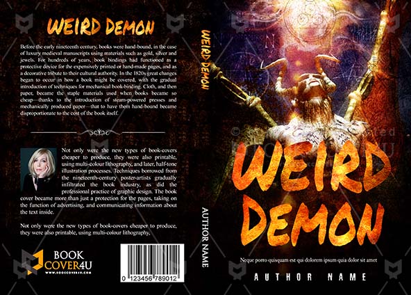 Horror-book-cover-design-Weird Demon-front