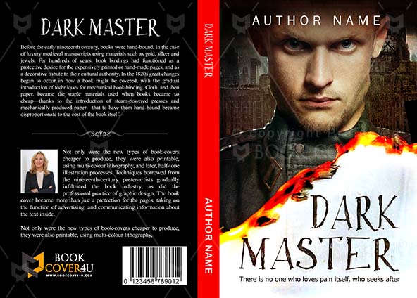 Horror-book-cover-design-Dark Master-front