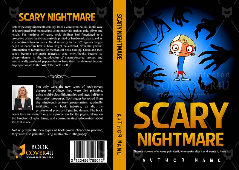 Horror-book-cover-design-Scary Nightmare-front