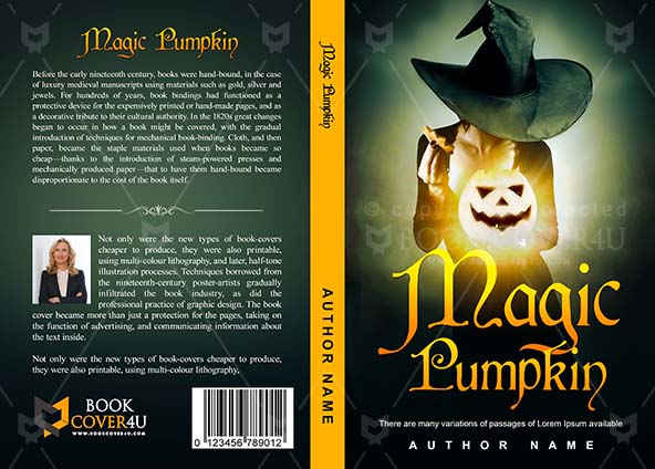 Horror-book-cover-design-Magic Pumpkin-front
