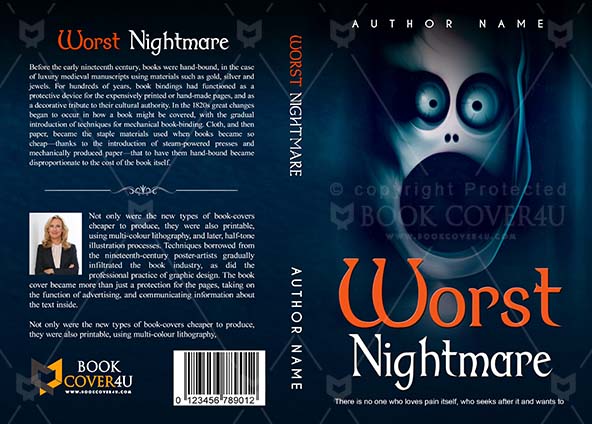 Horror-book-cover-design-Worst Nightmare-front