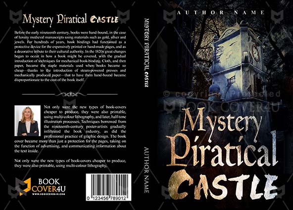 Horror-book-cover-design-Mystery Piratical Castle-front