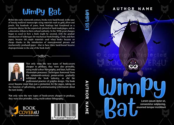 Horror-book-cover-design-Wimpy Bat-front