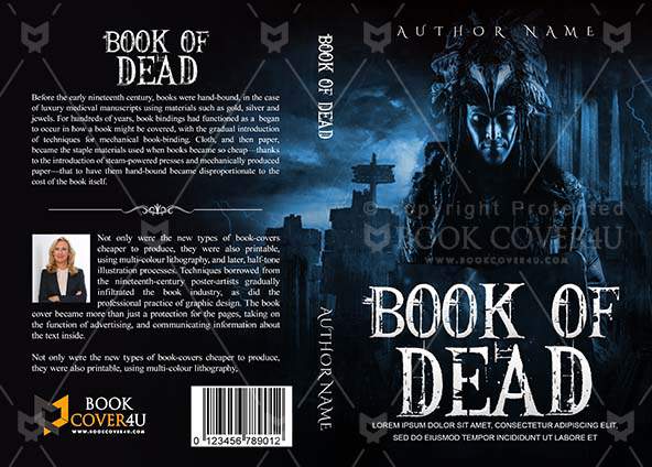 Horror-book-cover-design-Book Of Dead-front