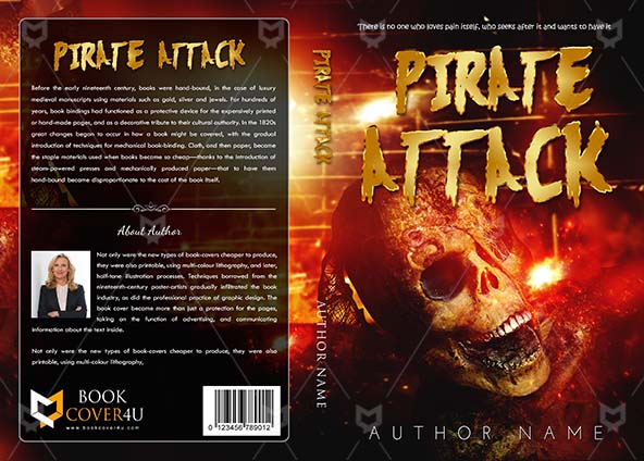 Horror-book-cover-design-Pirate Attack-front
