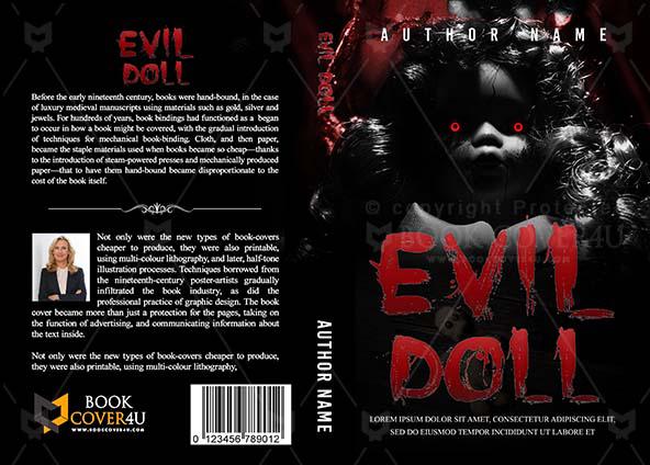 Horror-book-cover-design-Evil Doll-back