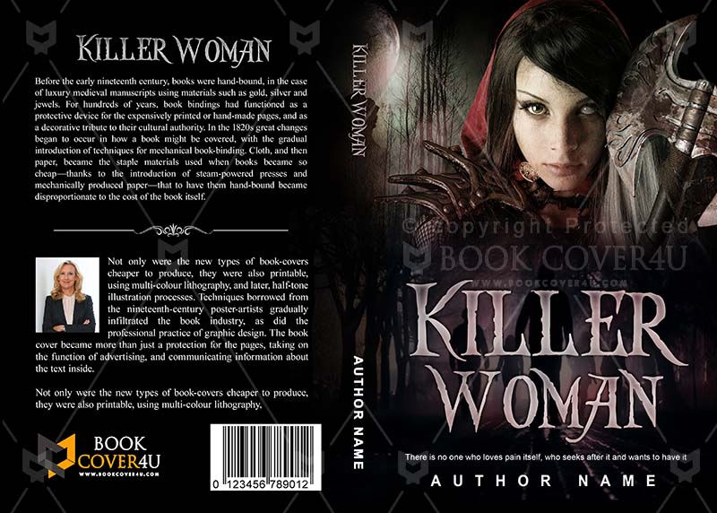 Horror-book-cover-design-Killer Woman-front