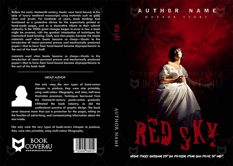 Horror-book-cover-design-Red Sky-front