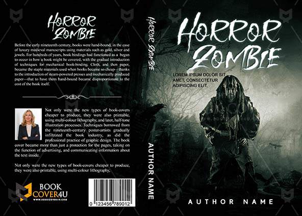 Horror-book-cover-design-Horror Zombie-front