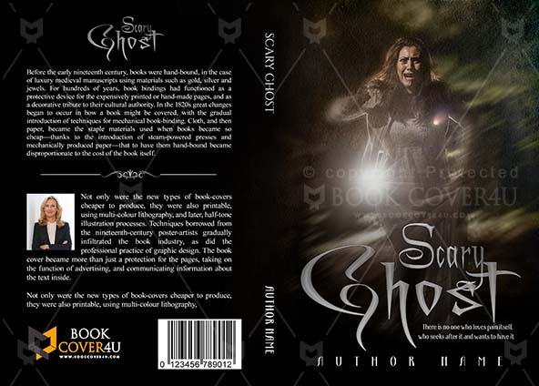 Horror-book-cover-design-Scary Ghost-front