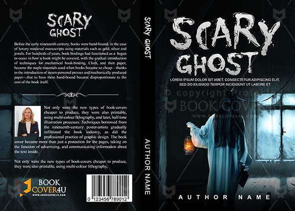 Horror-book-cover-design-Scary Ghost-front