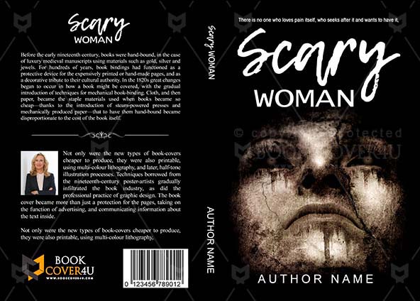 Horror-book-cover-design-Scary Woman-front