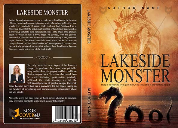 Horror-book-cover-design-Lakeside Monster-front