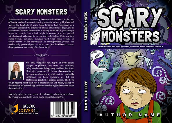 Horror-book-cover-design-Scary Monsters-front