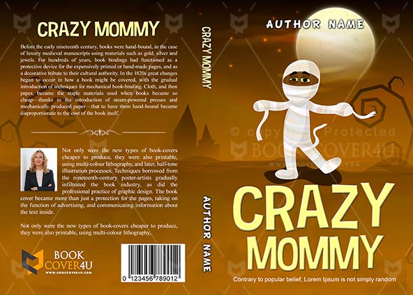 Horror-book-cover-design-Crazy Mommy-front