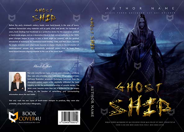 Horror-book-cover-design-Ghost Ship-front