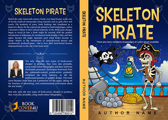Horror-book-cover-design-Skeleton Pirate-front