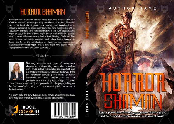 Horror-book-cover-design-Horror Shaman-front