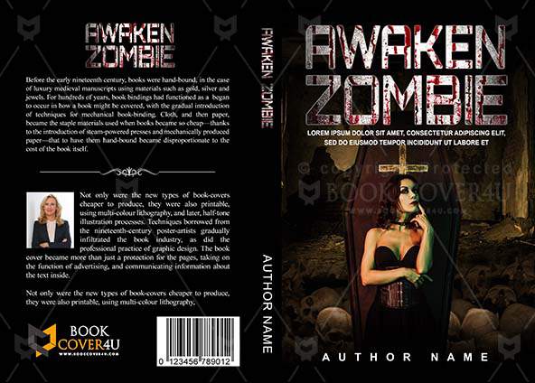 Horror-book-cover-design-Awaken Zombie-front