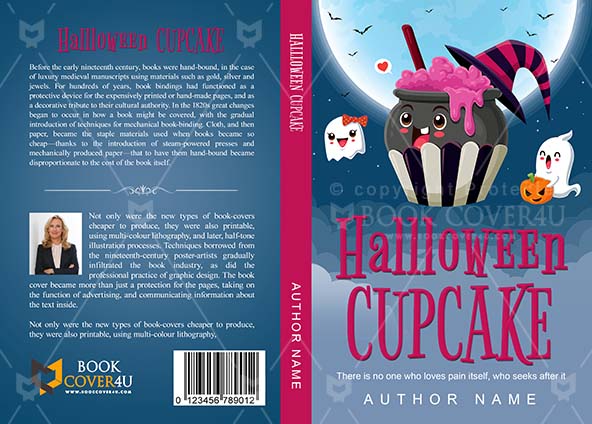 Horror-book-cover-design-Halloween Cupcake-front