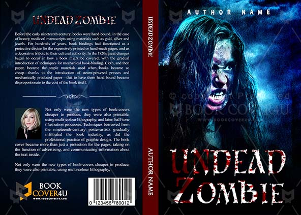 Horror-book-cover-design-Undead Zombie-front