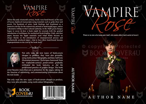 Horror-book-cover-design-Vampire Rose-front