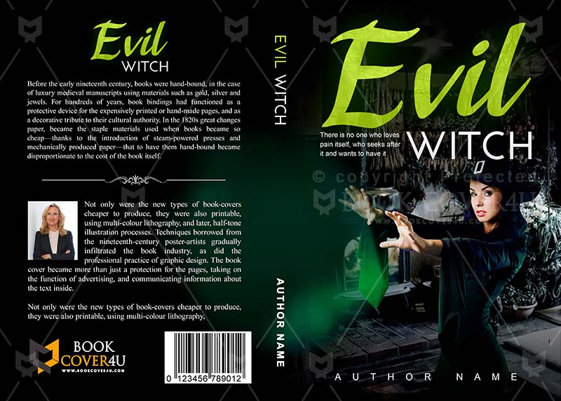 Horror-book-cover-design-Evil Witch-front