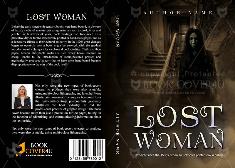 Horror-book-cover-design-Lost Woman-front
