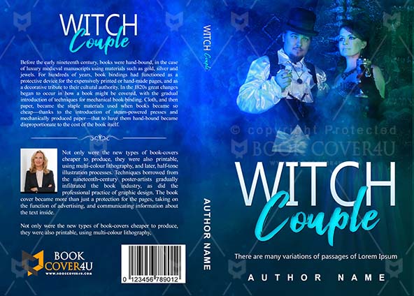Horror-book-cover-design-Witch Couple-front