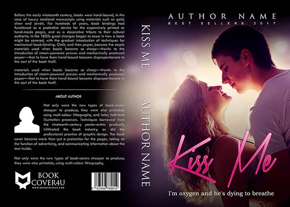 Romance-book-cover-design-Kiss Me-front