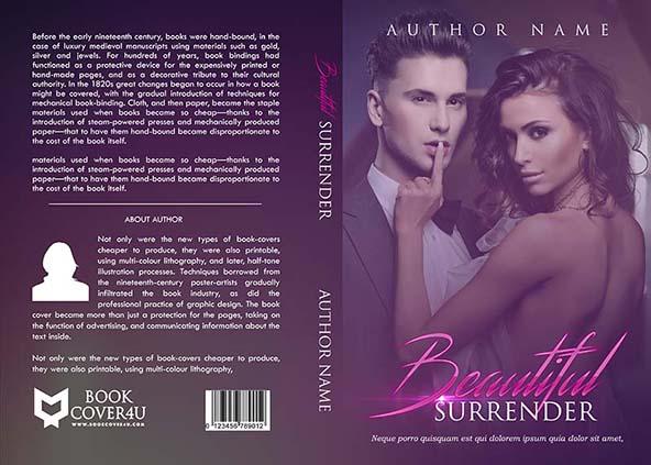 Romance-book-cover-design-Beautiful Surrender -front