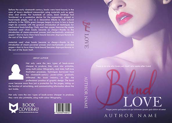Romance-book-cover-design-Blind Love -front
