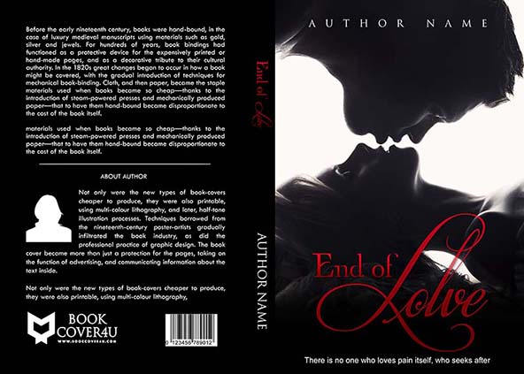 Romance-book-cover-design-End Of Love  -front
