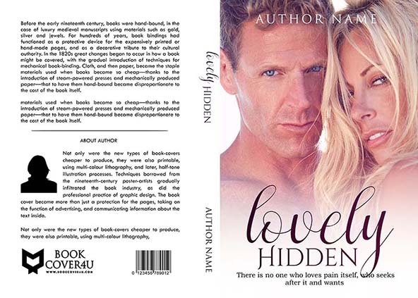 Romance-book-cover-design-Lovely Hidden -front