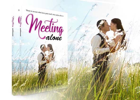 Romance-book-cover-design-Meeting Alone -back