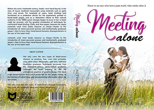Romance-book-cover-design-Meeting Alone -front