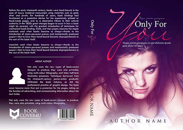 Romance-book-cover-design-Only For You -front