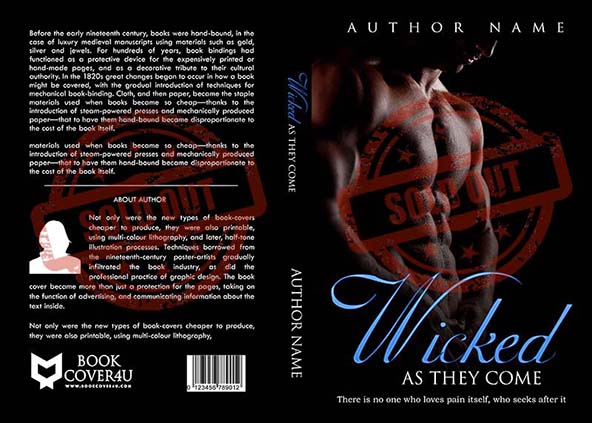 Romance-book-cover-design-Wicked As They......-front