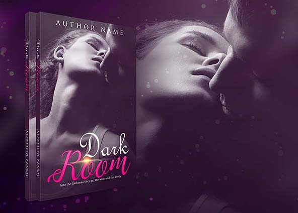 Romance-book-cover-design-Dark Room -back