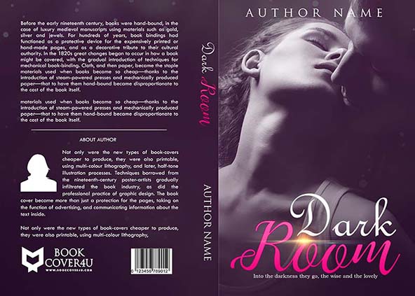 Romance-book-cover-design-Dark Room -front